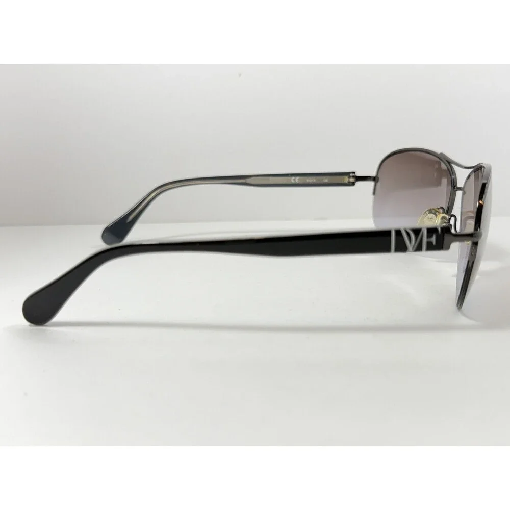 Diane von Furstenberg DVF598S Aviator Sunglasses Women's Brown Gradient Lens